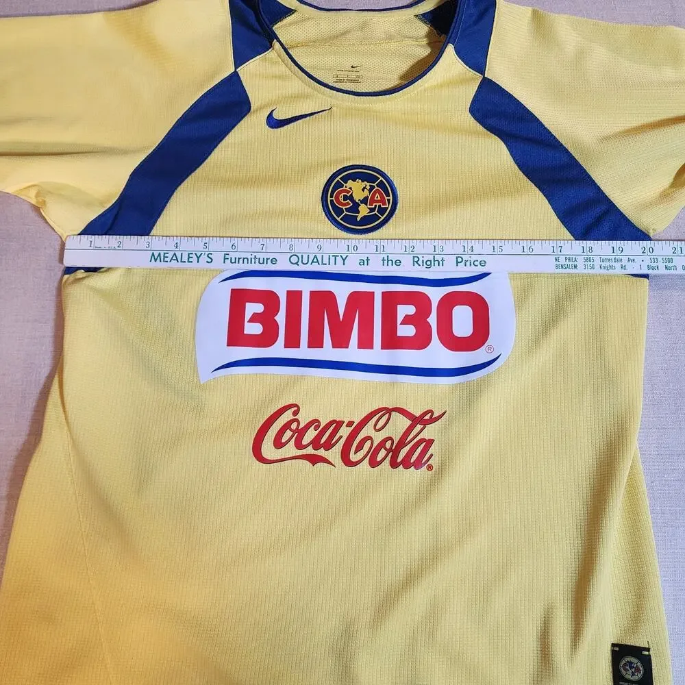 Club América 2005–07 Nike Sphere Dry Jersey | Bimbo,‎ Coca‑Cola, Corona | Small